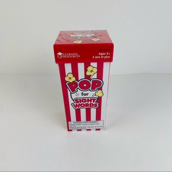 LEARNING RESOURCES Pop for Sight Words, LSP 8430-S Word Cards Ages 5 & up Sealed - Picture 4 of 7